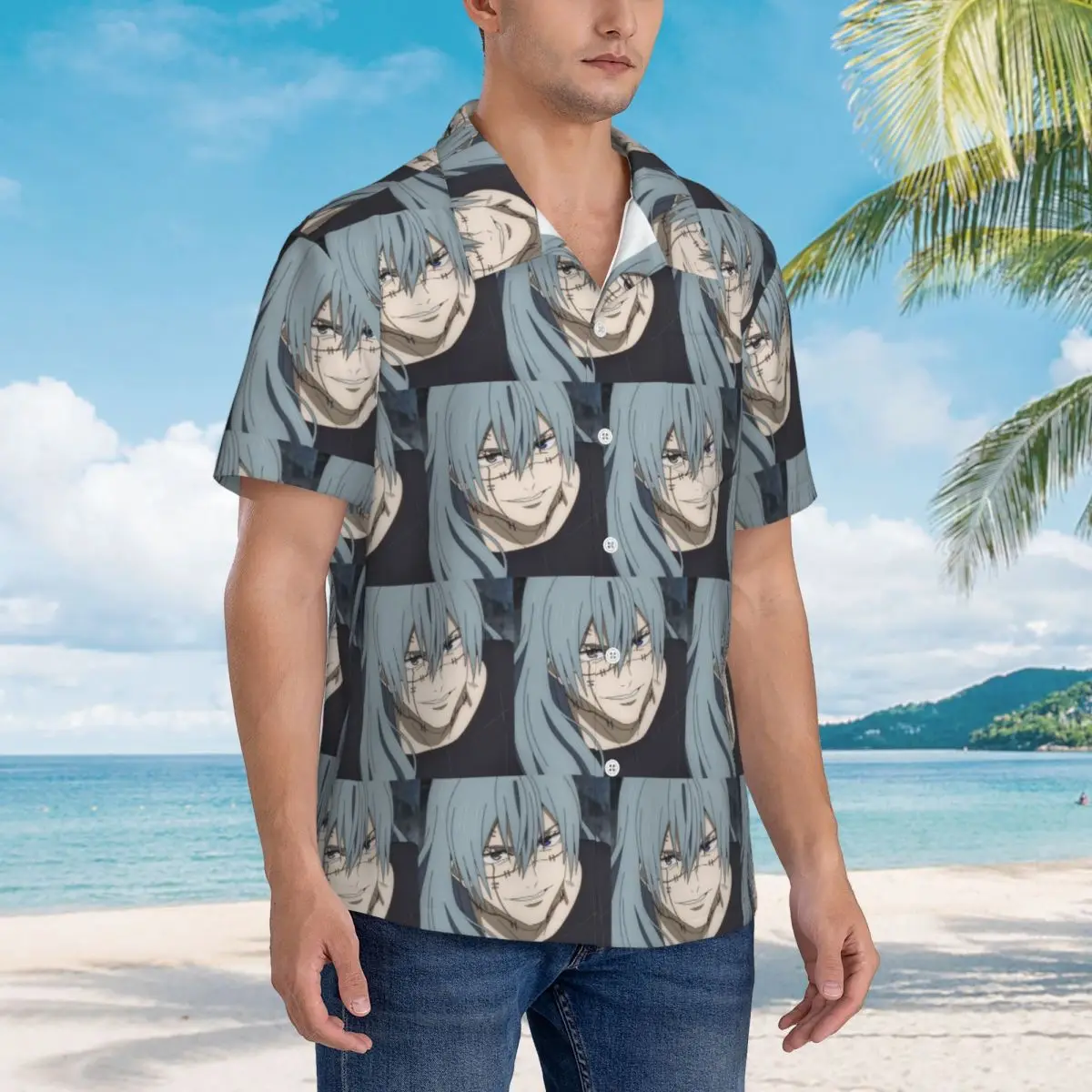 Jujutsu Kaisen Mahito Anime Hawaiian Shirts Funny Men Short Sleeve Shirt for Summer Beach Men's Lapel Tops
Jujutsu Kaisen Mahito Anime Hawaiian Shirts Funny Men Short Sleeve Shirt for Summer Beach Men's Lapel Tops
