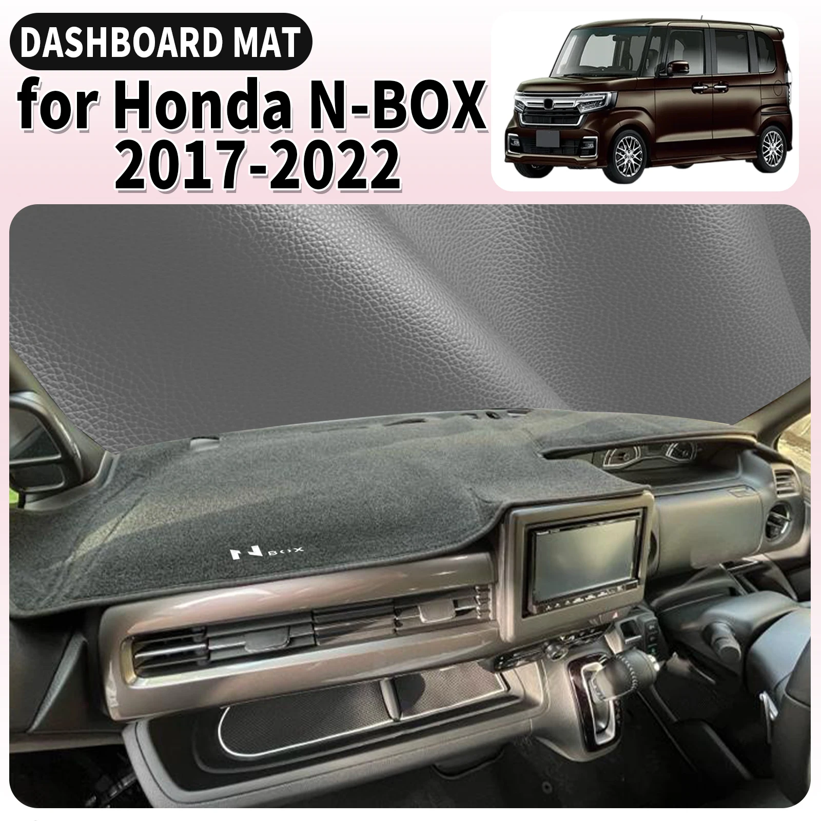 fit for Honda N-BOX 2017-2022 NBOX N BOX JF3 JF4 RHD Dashmat Dashboard Cover Pad Accessories DashMat Sunshade Protective Carpet
fit for Honda N-BOX 2017-2022 NBOX N BOX JF3 JF4 RHD Dashmat Dashboard Cover Pad Accessories DashMat Sunshade Protective Carpet