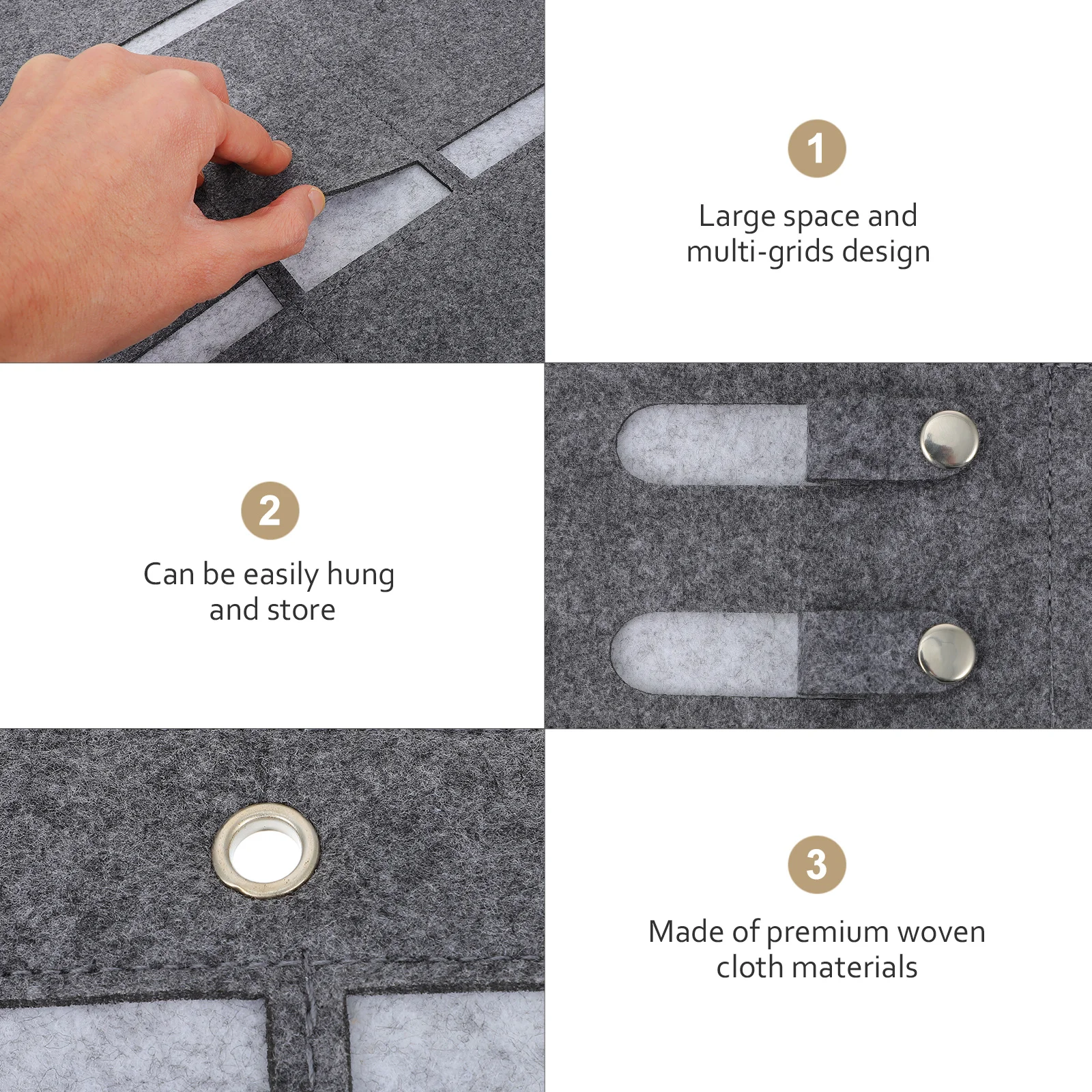 1 pc Hanging Storage Bag Large Capacity Multi-Grid Organizer For Sunglasses Watch Jewelry Sundries Wall Mount Holder
1 pc Hanging Storage Bag Large Capacity Multi-Grid Organizer For Sunglasses Watch Jewelry Sundries Wall Mount Holder