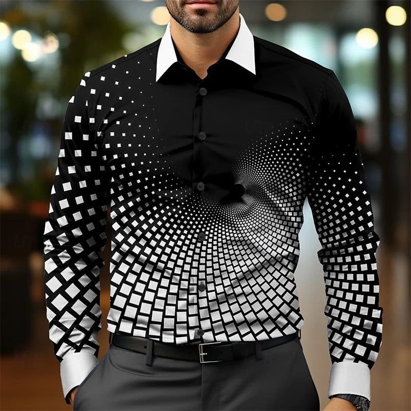 Spring and Autumn Men's Shirt Loose Printed Long Sleeve Top Retro Loose Large Men's Shirt
Spring and Autumn Men's Shirt Loose Printed Long Sleeve Top Retro Loose Large Men's Shirt