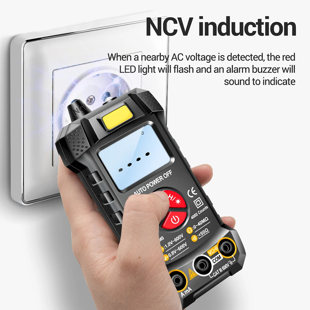 1 Set Smart Digital Multimeter Automatic Detection Abs Copper Material Large Display Led Flashlight Electrical Measurement Tool 
1 Set Smart Digital Multimeter Automatic Detection Abs Copper Material Large Display Led Flashlight Electrical Measurement Tool