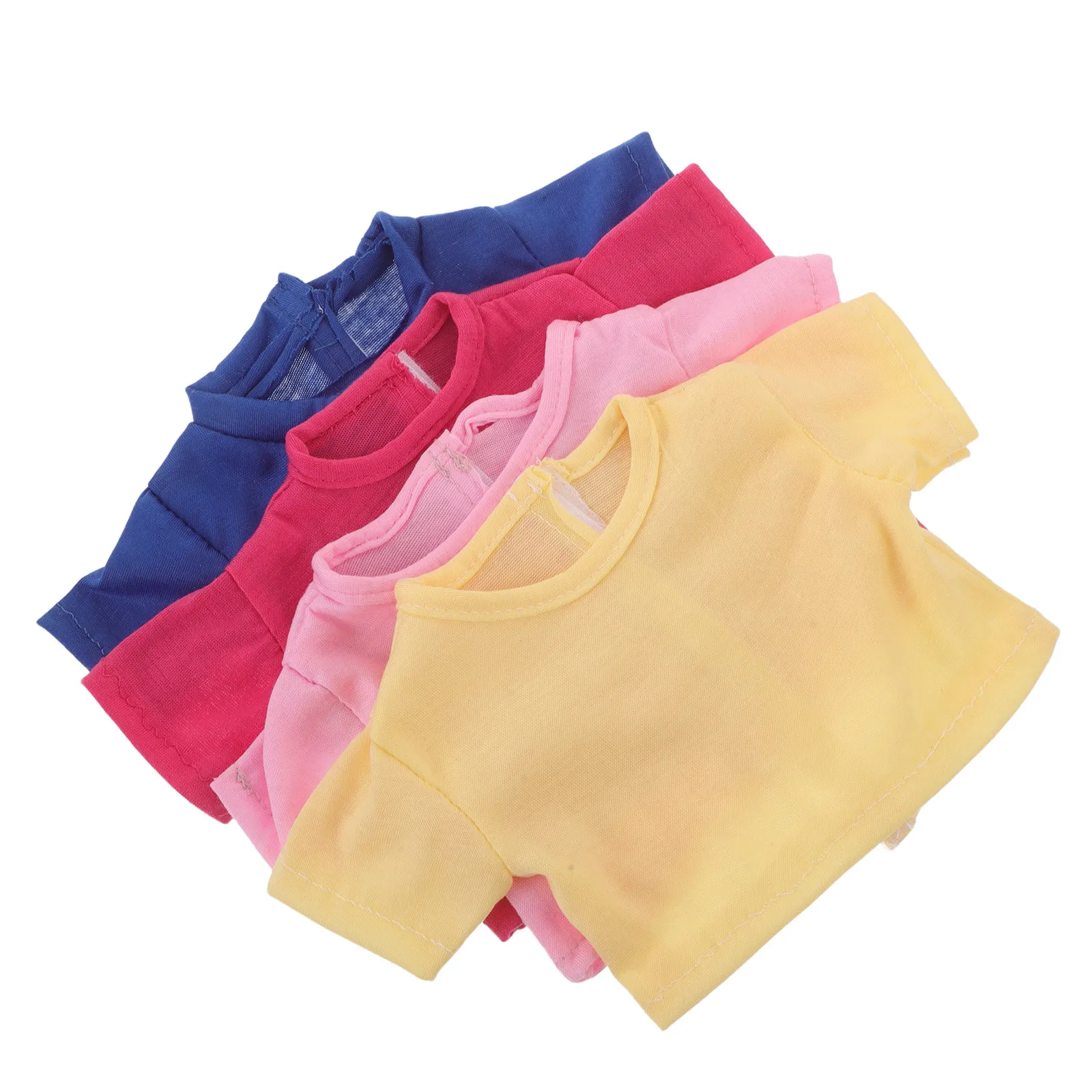 4Pcs Stuffed Bear Tee Shirt Solid Neck Blank Clothes for 14-18 Inch Bears DIY Outfit Birthday 2026 Graduation Gift
4Pcs Stuffed Bear Tee Shirt Solid Neck Blank Clothes for 14-18 Inch Bears DIY Outfit Birthday 2026 Graduation Gift