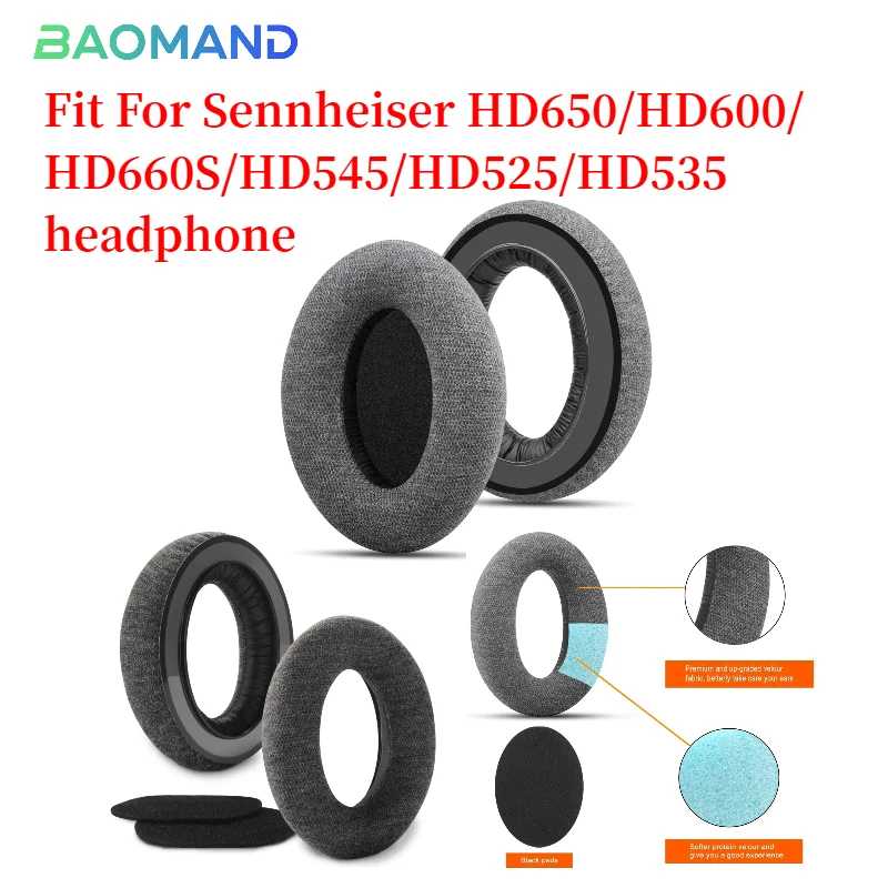 Replacement Ear pads for Sennheiser HD650/HD600/HD660S/HD545/HD525/HD535 Headphones Memory Foam Ear Cushions Earpads headset
Replacement Ear pads for Sennheiser HD650/HD600/HD660S/HD545/HD525/HD535 Headphones Memory Foam Ear Cushions Earpads headset