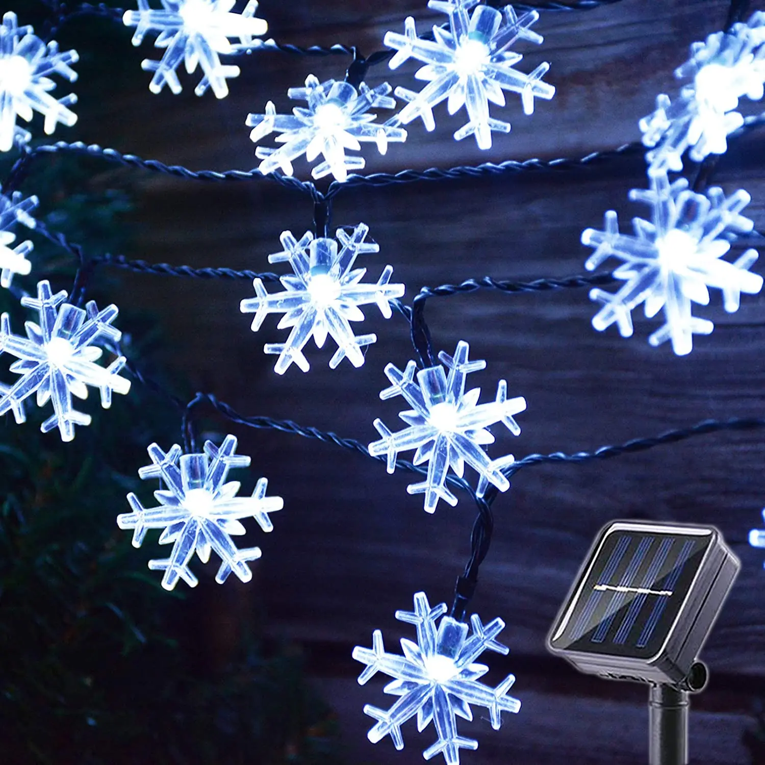 Solar Christmas Lights Outdoor LED Snowflake Snow String Lights 12/22/32M 8 Modes Xmas Lamp New Year/Wedding Decor 2023
Solar Christmas Lights Outdoor LED Snowflake Snow String Lights 12/22/32M 8 Modes Xmas Lamp New Year/Wedding Decor 2023