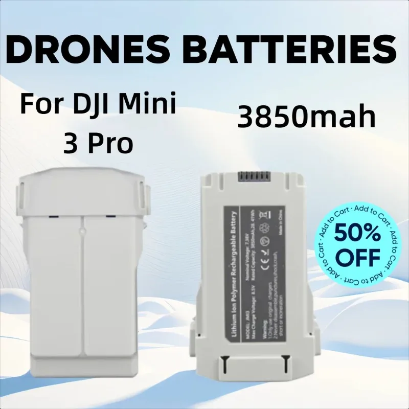 3850mah Battery for DJI Mini 3 Pro MINI3 Series Intelligent Flight Drones Batteries
3850mah Battery for DJI Mini 3 Pro MINI3 Series Intelligent Flight Drones Batteries