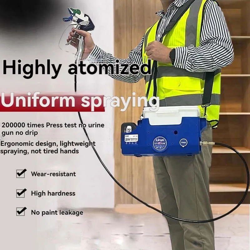 High Pressure Spray Gun For Household Portable Paint Sprayer Used For Steel Coating Of Automotive Furniture
High Pressure Spray Gun For Household Portable Paint Sprayer Used For Steel Coating Of Automotive Furniture