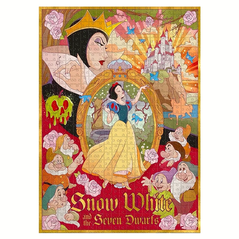 's Snow White and the Seven Dwarfs 1000pcs Jigsaw Puzzle - Large-Scale Magical Fairy Tale Castle with Snow White, Wicked Queen
's Snow White and the Seven Dwarfs 1000pcs Jigsaw Puzzle - Large-Scale Magical Fairy Tale Castle with Snow White, Wicked Queen