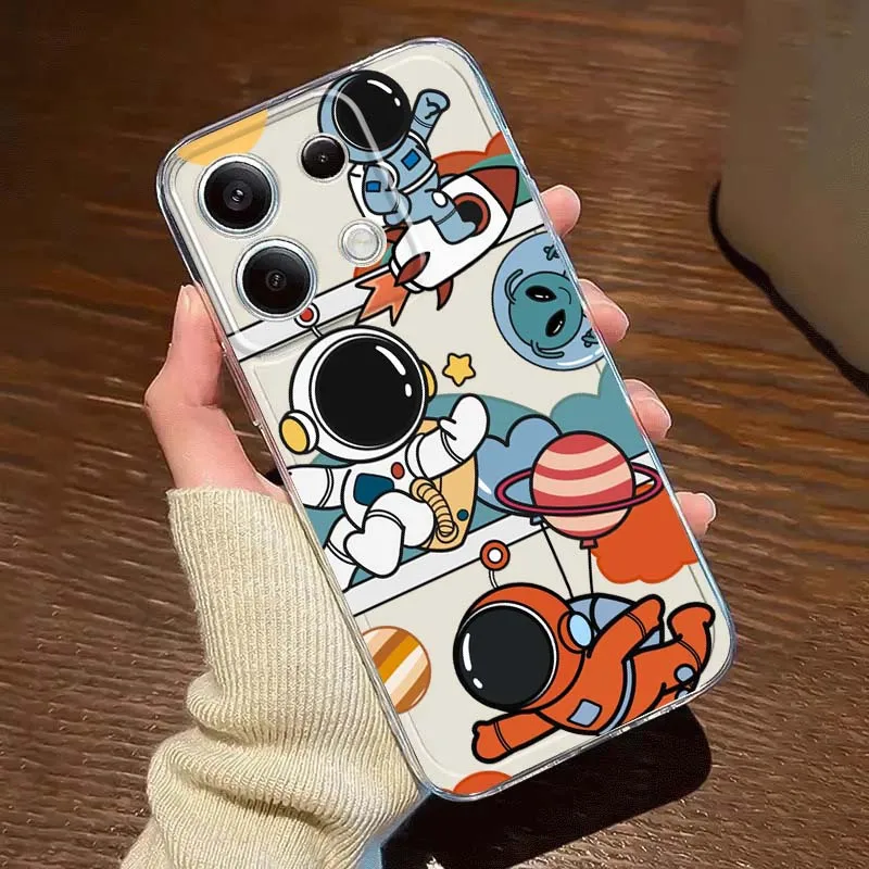 Cartoon anime astronaut For Xiaomi Redmi 10 11 K30 K40 K50 K60 K70 Pro Prime Plus Ultra Zoom 5G TPU Transparent Phone Case
Cartoon anime astronaut For Xiaomi Redmi 10 11 K30 K40 K50 K60 K70 Pro Prime Plus Ultra Zoom 5G TPU Transparent Phone Case