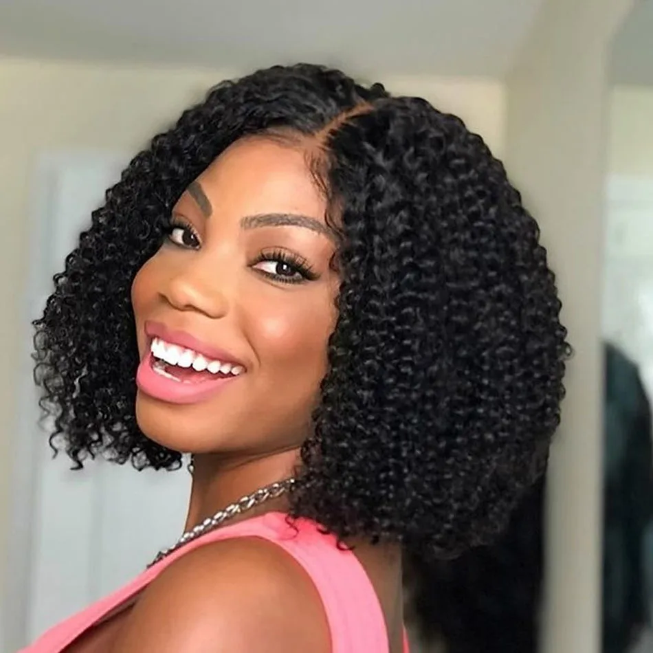Wear To Go Short Bob Kinky Curly Wet And Wavy Lace Front Wig Human Hair PrePlucked Transparent 13x4Lace Frontal Wig Glueless Wig
Wear To Go Short Bob Kinky Curly Wet And Wavy Lace Front Wig Human Hair PrePlucked Transparent 13x4Lace Frontal Wig Glueless Wig