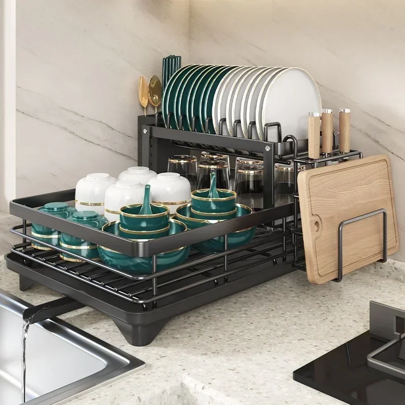 Carbon Steel Cutlery Storage Rack Drainer Rack Drying Rack for Dishes, Knives and Forks Countertop Drainage Kitchen Storage Tool
Carbon Steel Cutlery Storage Rack Drainer Rack Drying Rack for Dishes, Knives and Forks Countertop Drainage Kitchen Storage Tool