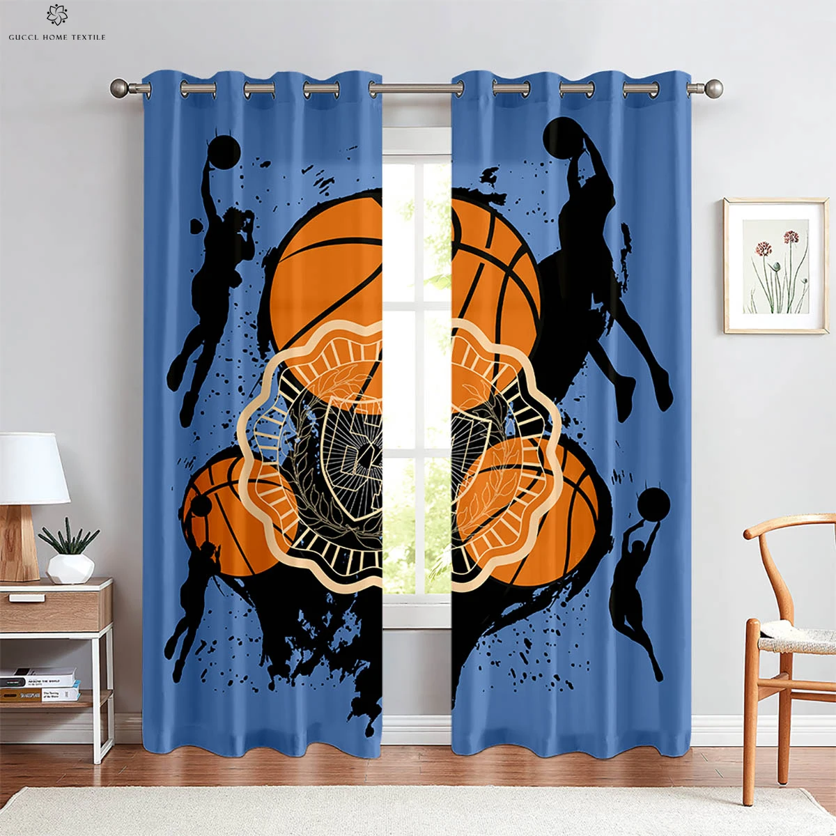 2pcs Sports Basketball 3D Printing Curtain Dormitory Boys Room Decorative Curtain Polyester Machine Washable
2pcs Sports Basketball 3D Printing Curtain Dormitory Boys Room Decorative Curtain Polyester Machine Washable
