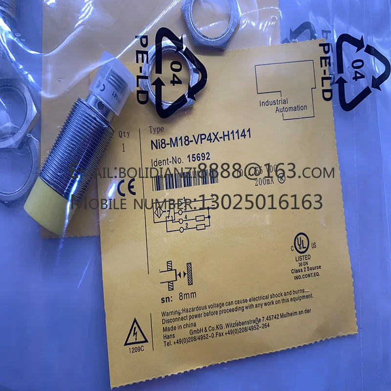The brand-new original sensor NI8-M18-VP4X-H1141 VN4X-H1141 VP6X VN6X One year warranty in stock
The brand-new original sensor NI8-M18-VP4X-H1141 VN4X-H1141 VP6X VN6X One year warranty in stock
