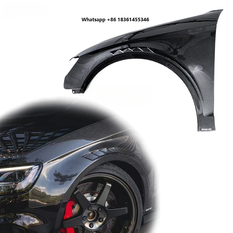 Dry Carbon Fiber Vented Front Fenders Fit RS3 8V 2017-2020
Dry Carbon Fiber Vented Front Fenders Fit RS3 8V 2017-2020