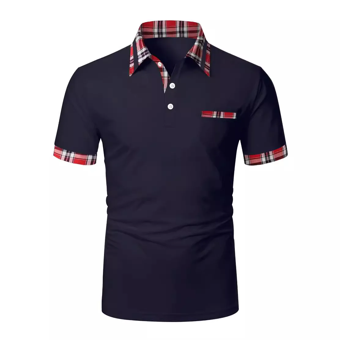 Fashion brand short sleeve polo shirt for men Summer new luxury grid color blocking high-end business casual Men's T-shirt
Fashion brand short sleeve polo shirt for men Summer new luxury grid color blocking high-end business casual Men's T-shirt