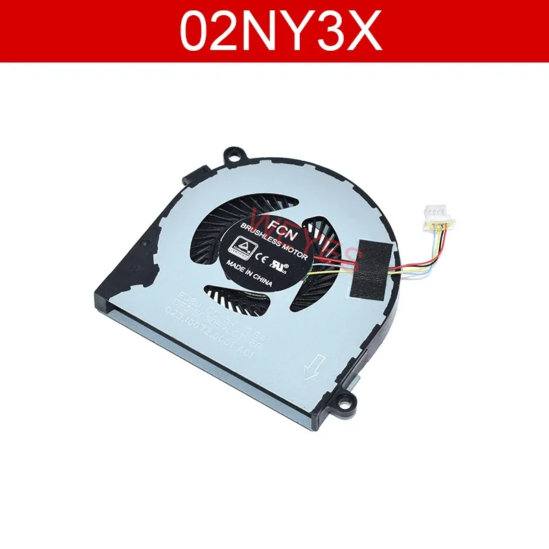 Охлаждающий вентилятор для процессора ноутбука DC5V 0,5A 02NY3X DFS 1503057 L0T для серии Dell Latitude 3380.
Охлаждающий вентилятор для процессора ноутбука DC5V 0,5A 02NY3X DFS 1503057 L0T для серии Dell Latitude 3380.