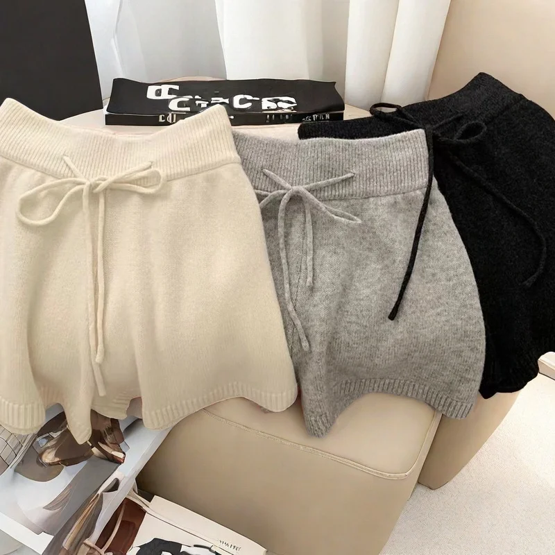 High Waist Knitted ort Pants Bootcut Women's Outerwear Loose Fit Comfortable Knitwear Autumn Winter Faion plus Size
High Waist Knitted ort Pants Bootcut Women's Outerwear Loose Fit Comfortable Knitwear Autumn Winter Faion plus Size