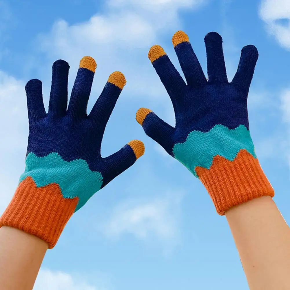Knitted Gloves Anti-slip Gloves Premium Winter Cycling Gloves Knitted Warm Windproof Unisex Gloves with Anti-slip Grip Touch
Knitted Gloves Anti-slip Gloves Premium Winter Cycling Gloves Knitted Warm Windproof Unisex Gloves with Anti-slip Grip Touch