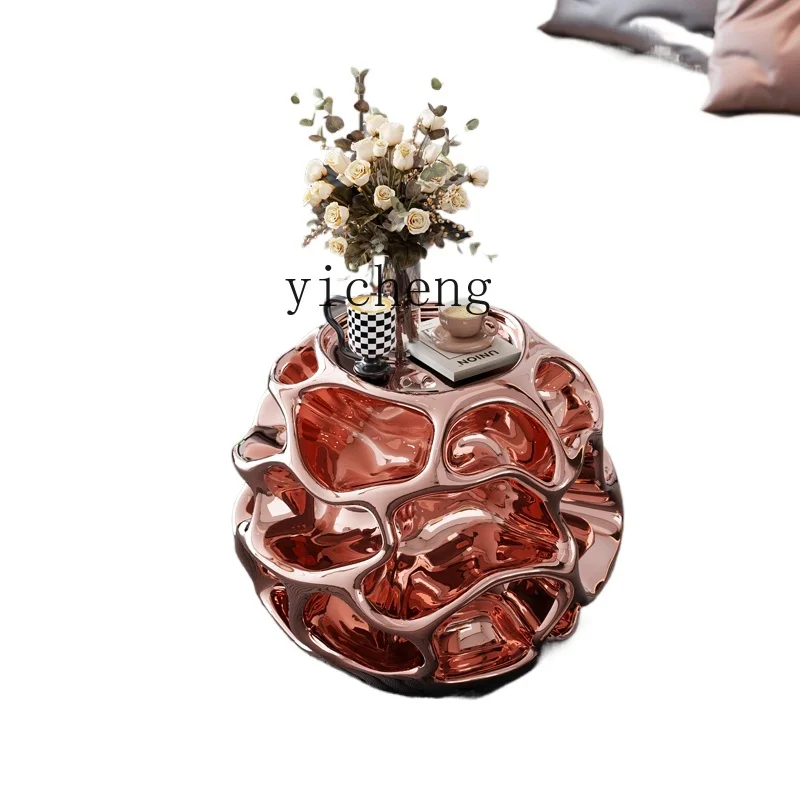 ZK honeycomb coffee table art decoration creative modern side table advanced sense living room sofa corner table ornament 
ZK honeycomb coffee table art decoration creative modern side table advanced sense living room sofa corner table ornament
