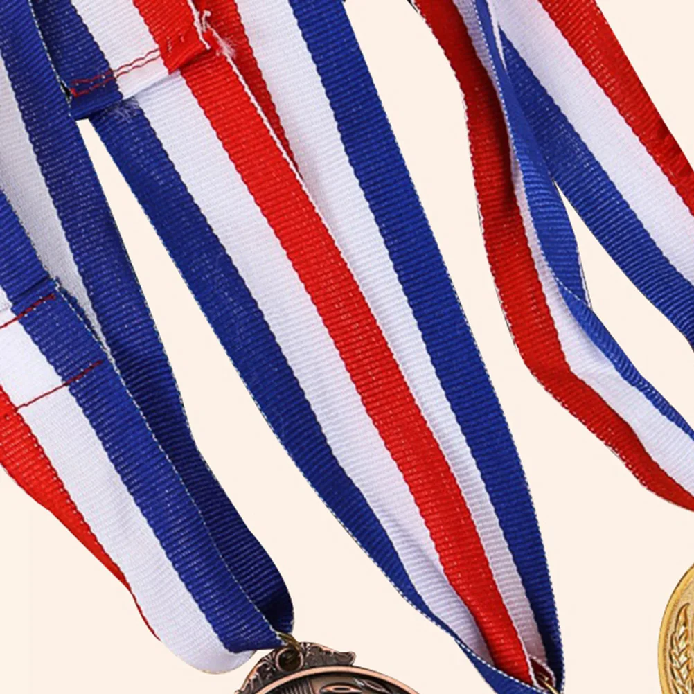 5pcs Metal Award Medals with Neck Ribbon Gold Silver Bronze Style for Sports Academics or Any Competition (Diameter 5.1CM (Gold
5pcs Metal Award Medals with Neck Ribbon Gold Silver Bronze Style for Sports Academics or Any Competition (Diameter 5.1CM (Gold