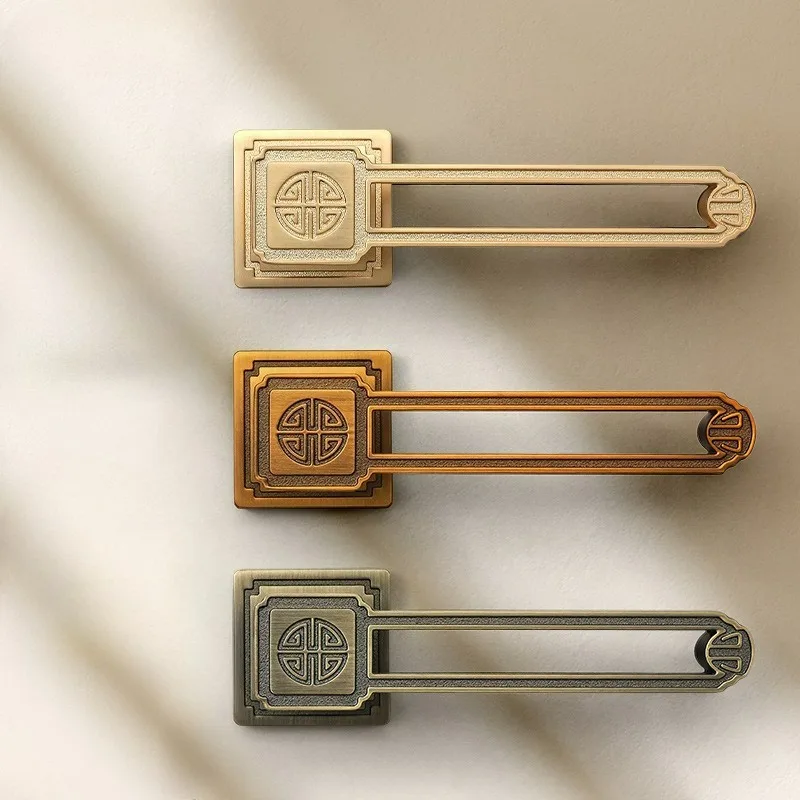 New Chinese Style Bedroom Door Lock Solid Wood Door Handle Universal Silent Handle Split Lock
New Chinese Style Bedroom Door Lock Solid Wood Door Handle Universal Silent Handle Split Lock