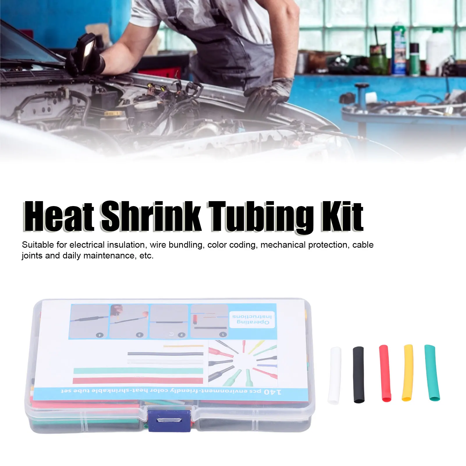 Набор для обмотки проводов: термоусадочная трубка, изоляционная оплетка для электрических кабелей, комплект для самостоятельной изоляции электропроводки
Набор для обмотки проводов: термоусадочная трубка, изоляционная оплетка для электрических кабелей, комплект для самостоятельной изоляции электропроводки