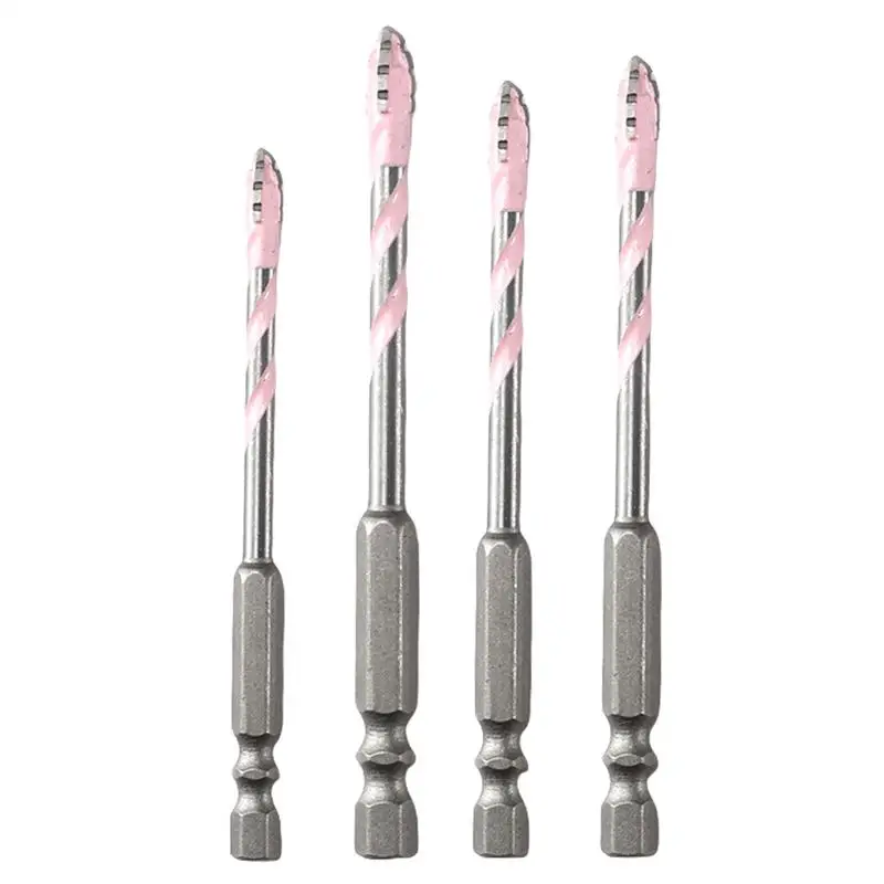 Masonry Drill Bit Set Serrated Eccentric Bits Set Of 4 Hardened 4 Flute Drill For Tile Porcelain Masonry Ceramic Metal
Masonry Drill Bit Set Serrated Eccentric Bits Set Of 4 Hardened 4 Flute Drill For Tile Porcelain Masonry Ceramic Metal