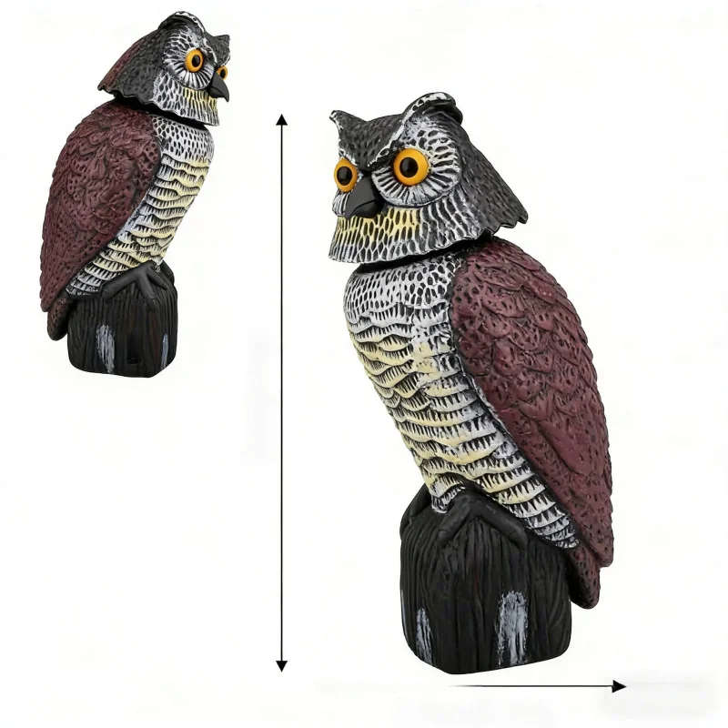 Simulated Owl Bird Repeller for Outdoor Courtyard360360-Degree Rotating No-Power Required Mouse Repellent Artifact Decorative Or
Simulated Owl Bird Repeller for Outdoor Courtyard360360-Degree Rotating No-Power Required Mouse Repellent Artifact Decorative Or