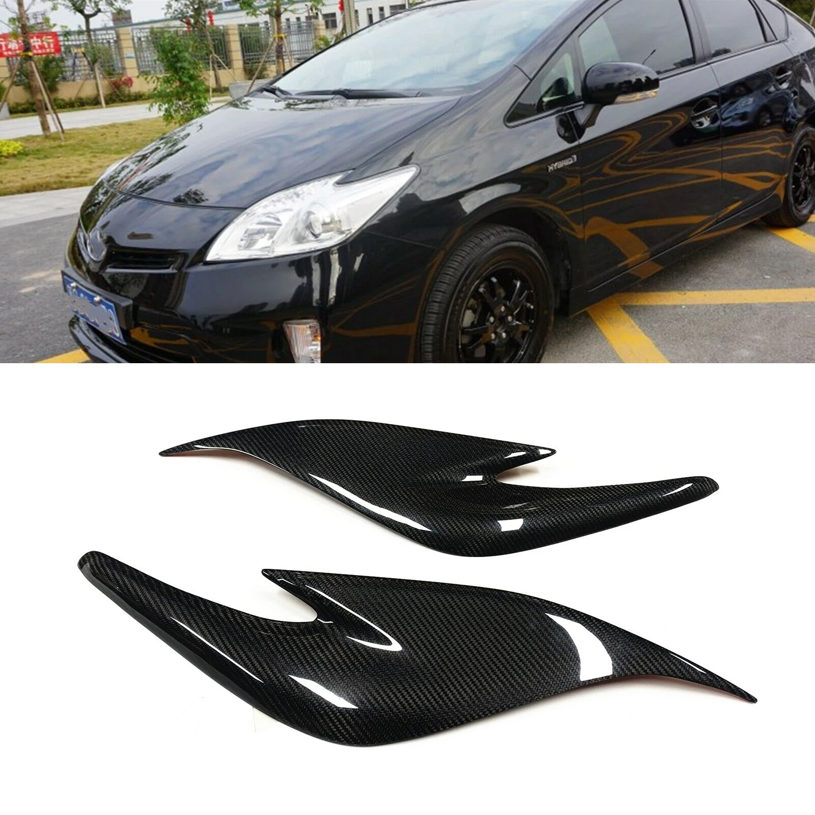 Headlight Eyebrow Headlamp Eyelid Trim For TOYOTA Prius ZVW30 2012-2015 JDM Type Carbon Fiber Front Head Light Lamp Brow Sticker
Headlight Eyebrow Headlamp Eyelid Trim For TOYOTA Prius ZVW30 2012-2015 JDM Type Carbon Fiber Front Head Light Lamp Brow Sticker