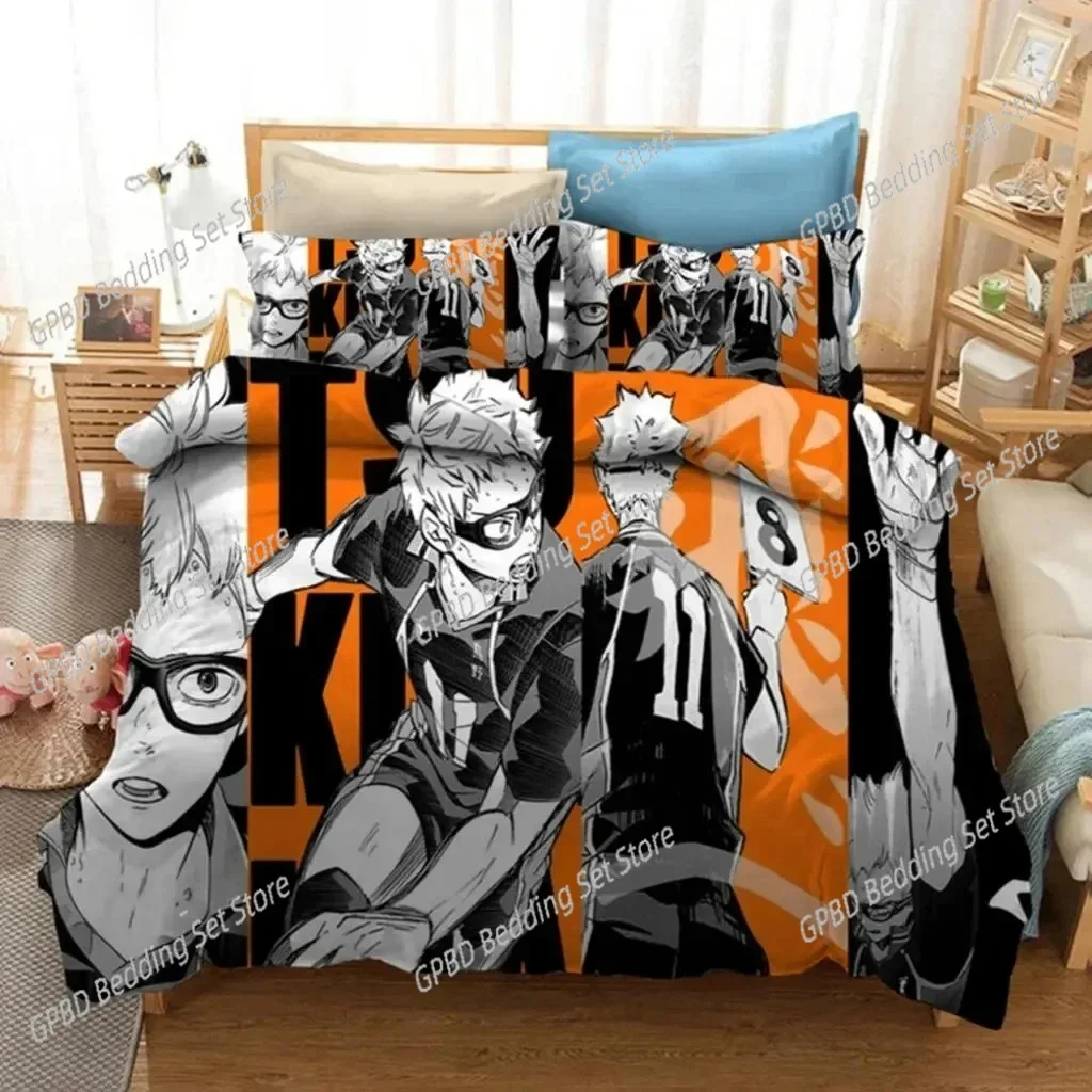 Printed Cartoon Anime Haikyuu 3D Duvet Cover Bedding Set Comforter Linen Pillowcases Home Decor Single Double Twin King Queen
Printed Cartoon Anime Haikyuu 3D Duvet Cover Bedding Set Comforter Linen Pillowcases Home Decor Single Double Twin King Queen