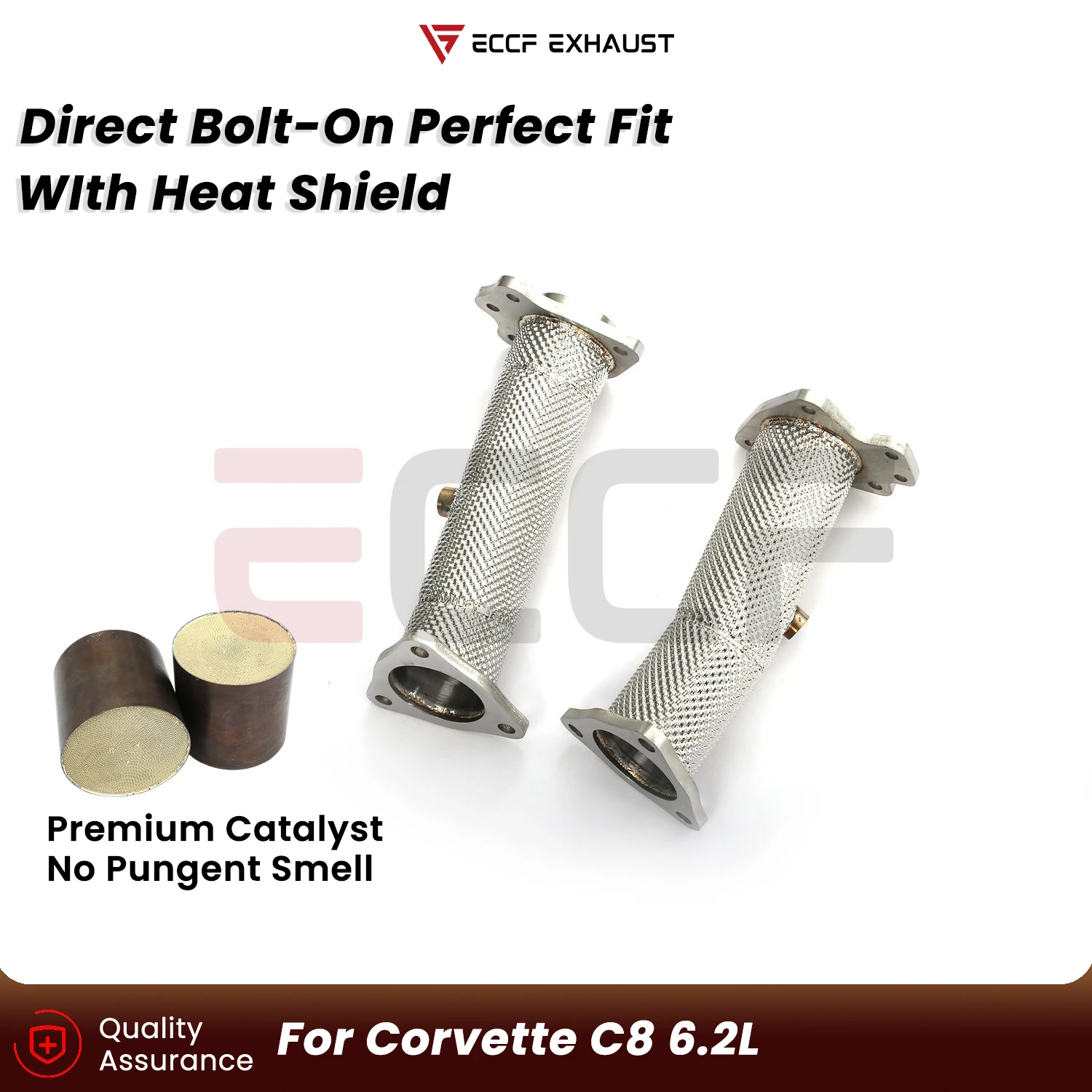 Sporty Downpipe with Heat Insulation For Corvette C8 6.2L Aggressive Exhaust Sound Plug and Play Upgrade Performance
Sporty Downpipe with Heat Insulation For Corvette C8 6.2L Aggressive Exhaust Sound Plug and Play Upgrade Performance