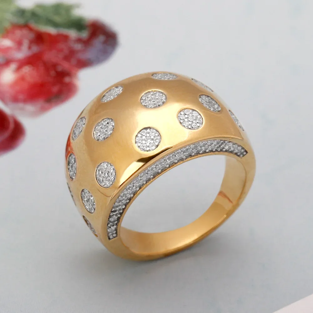 JEWEL Romantic and Shiny Luxury Multicolor Big Ring AAA+ Cubic Zirconia High Quality Women Jewelry Accessories Gift
JEWEL Romantic and Shiny Luxury Multicolor Big Ring AAA+ Cubic Zirconia High Quality Women Jewelry Accessories Gift