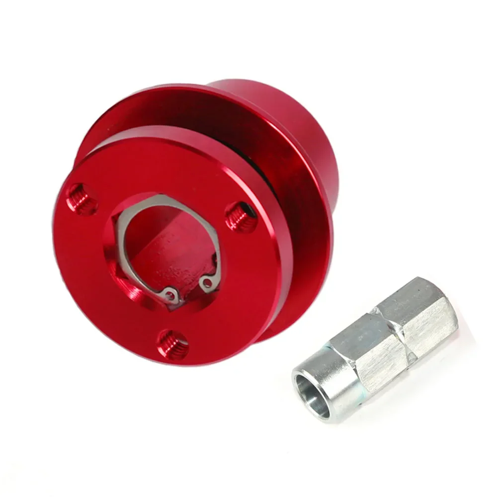 Universal Auto Quick Release Hub Boss Kit 3 hole 360 Degree Car Steering Wheel Quick Release Disconnect Hub Adapter Aluminum
Universal Auto Quick Release Hub Boss Kit 3 hole 360 Degree Car Steering Wheel Quick Release Disconnect Hub Adapter Aluminum