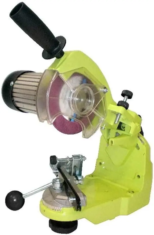 Electric Chainsaw Sharpener Upright Bench and Wall Mount Tool with 230 Watt Motor and 3 Grinding Wheels CS BWM Green
Electric Chainsaw Sharpener Upright Bench and Wall Mount Tool with 230 Watt Motor and 3 Grinding Wheels CS BWM Green