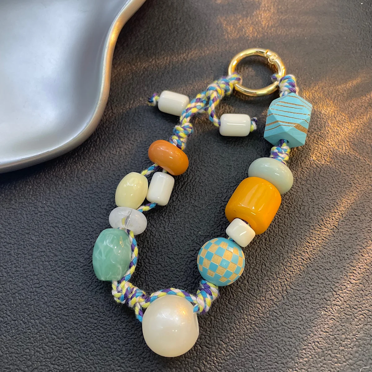 Bohemian Style Mobile Phone Lanyard Art Special-shaped Wristband Geometric Irregular Beading High-end Hanging Chain Phone Chain
Bohemian Style Mobile Phone Lanyard Art Special-shaped Wristband Geometric Irregular Beading High-end Hanging Chain Phone Chain