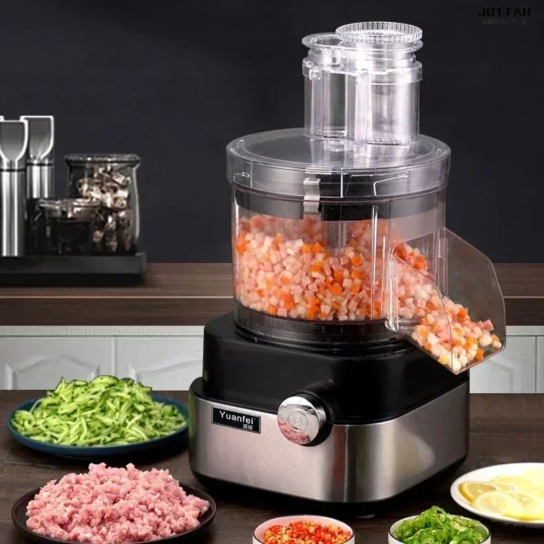 Многофункциональная коммерческая машина для нарезки кубиками — банка кубиками редиски, картофеля и кусочков огурцов в julienne или ломтики.
Многофункциональная коммерческая машина для нарезки кубиками — банка кубиками редиски, картофеля и кусочков огурцов в julienne или ломтики.