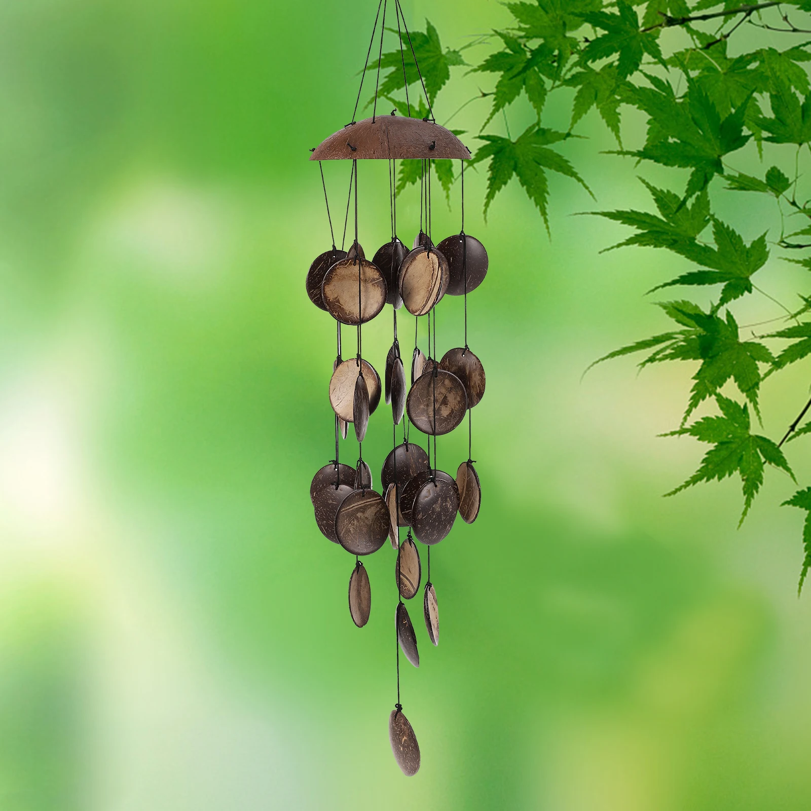 Coconut Shell Wind Chimes Natural Creative Ornament Bell Garden Hanging Decor Window Decoration
Coconut Shell Wind Chimes Natural Creative Ornament Bell Garden Hanging Decor Window Decoration