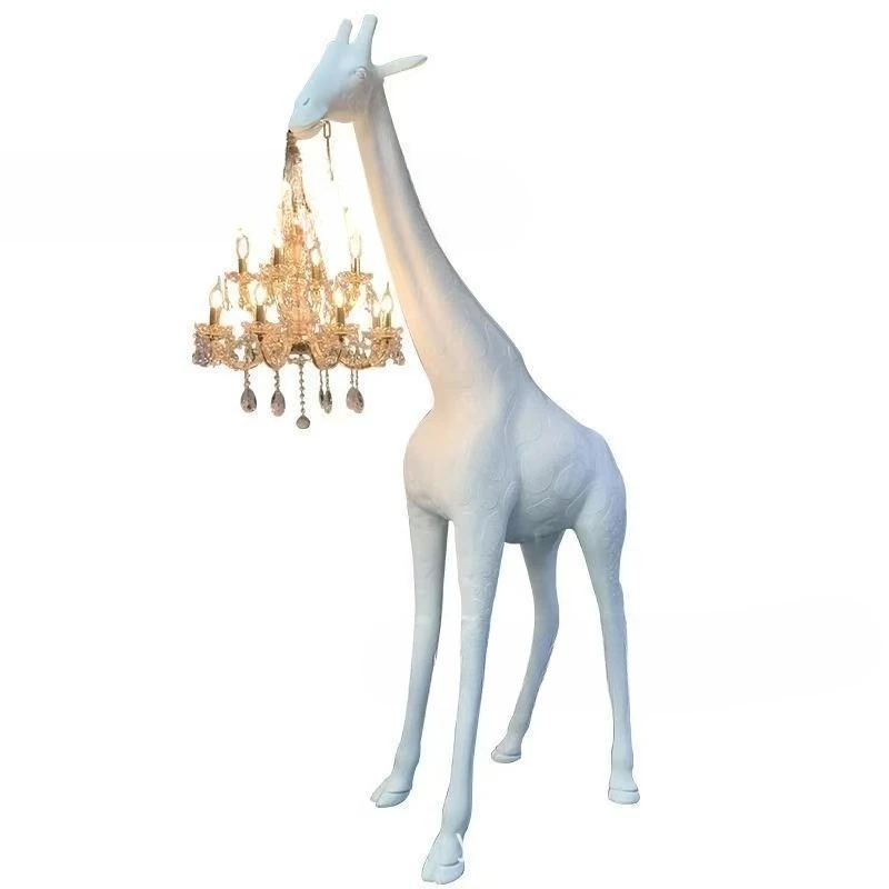 European glass fiber reinforced plastic giraffe floor lamp light luxury villa hotel lobby creative large animal sculpture orna 
European glass fiber reinforced plastic giraffe floor lamp light luxury villa hotel lobby creative large animal sculpture orna