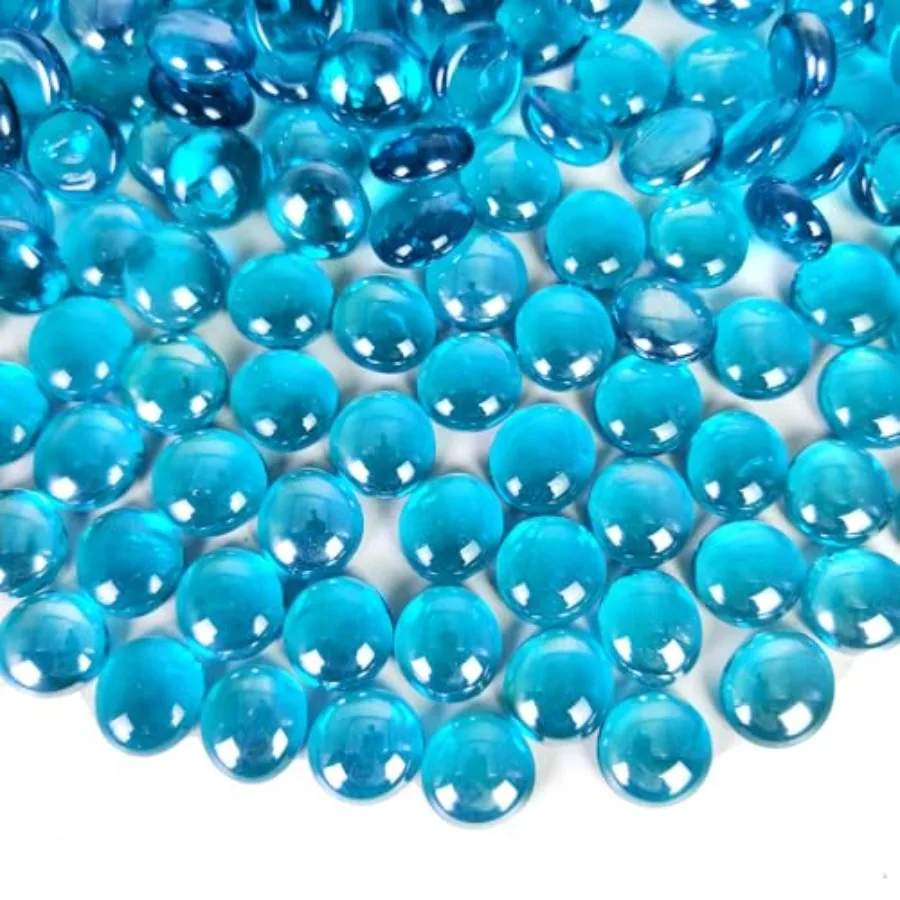 Flat Marbles Glass Gems for Vases Bowl Filler, Aquarium Pebble Stones, Candle Holder, Wedding Centerpieces, Crafts, Approx 100
Flat Marbles Glass Gems for Vases Bowl Filler, Aquarium Pebble Stones, Candle Holder, Wedding Centerpieces, Crafts, Approx 100