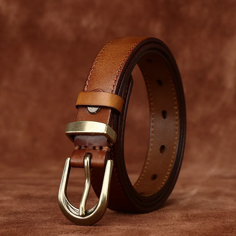 New retro fashion trend all-match genuine leather belt women's first layer cowhide casual jeans belt
New retro fashion trend all-match genuine leather belt women's first layer cowhide casual jeans belt