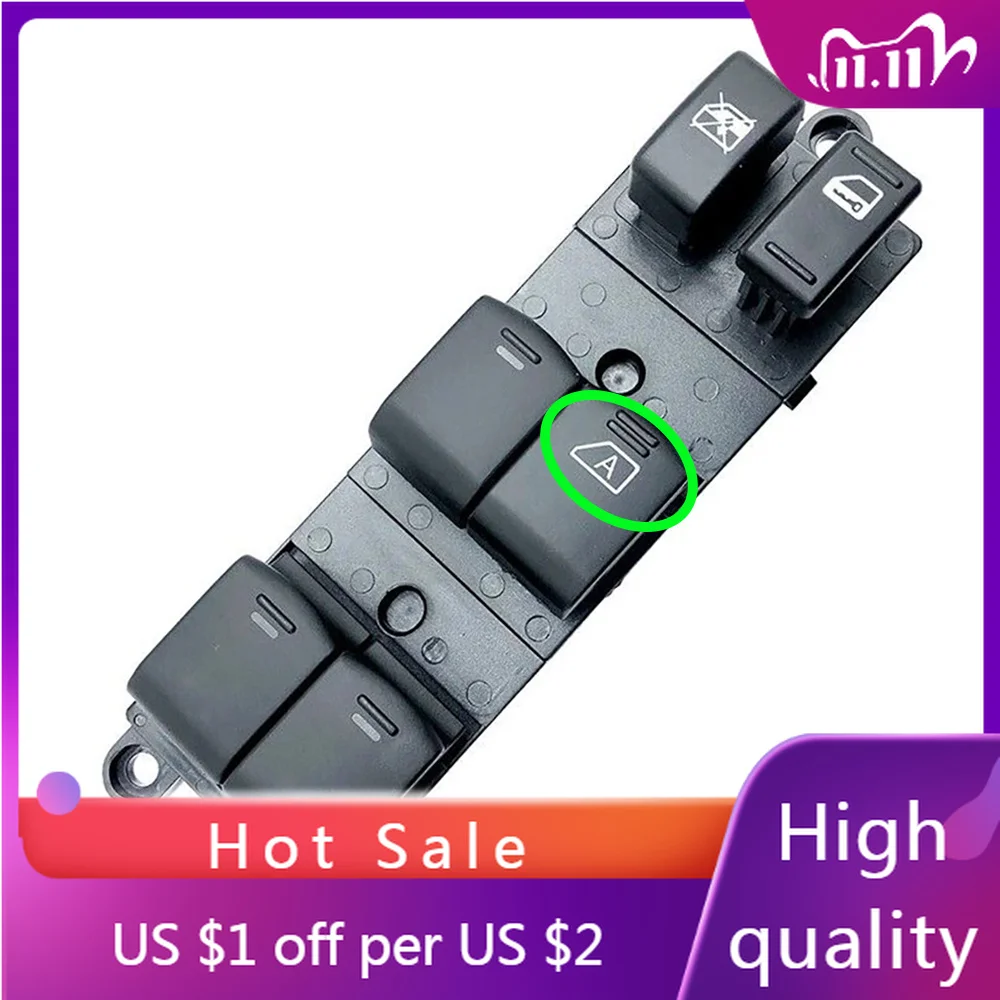 Power Window Control Switch for RHD Frontier Crew Cab 2007 2008 2009 2010 2011 2012 2013 2014 2015 2016
Power Window Control Switch for RHD Frontier Crew Cab 2007 2008 2009 2010 2011 2012 2013 2014 2015 2016