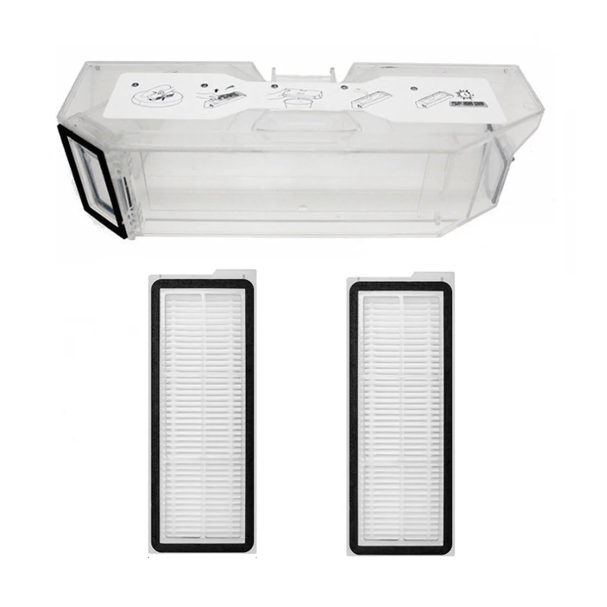 FNJK-3PCS для Roborock Q Revo MaxV/Roborock P10 Pro робот-пылесос, часть пылесборника с фильтрами
FNJK-3PCS для Roborock Q Revo MaxV/Roborock P10 Pro робот-пылесос, часть пылесборника с фильтрами