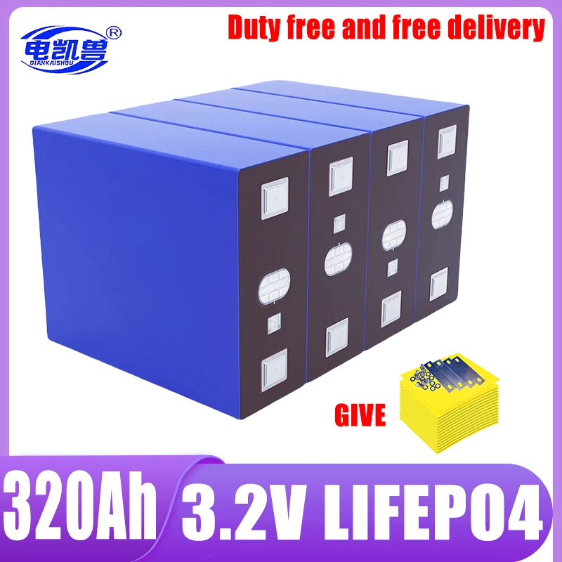 1-16PCS New 3.2V 320ah 310ah 280ahLifepo4 battery DIY 12V 24V 48V RV solar storage electric boat golf cart charging battery pack
1-16PCS New 3.2V 320ah 310ah 280ahLifepo4 battery DIY 12V 24V 48V RV solar storage electric boat golf cart charging battery pack