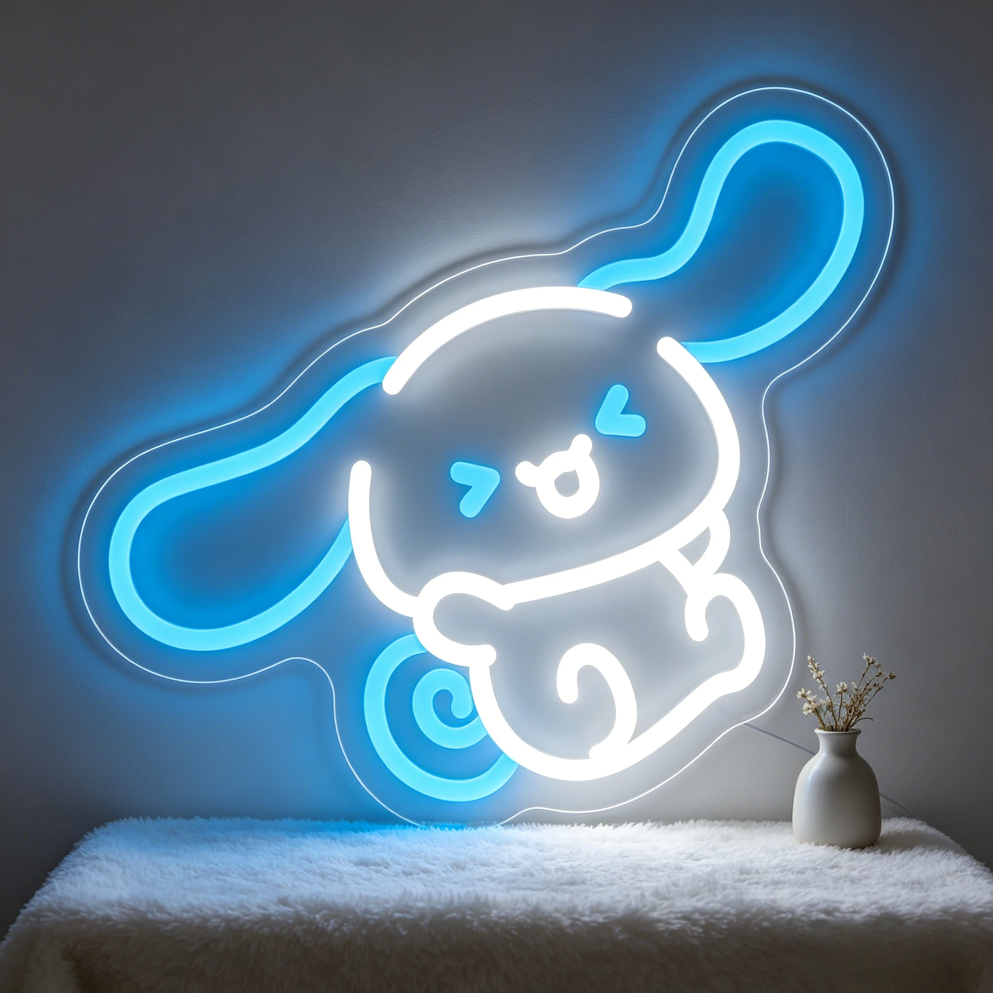 Cinnamoroll Sitting Neon Sign Dimmable LED Cartoon Neon Light USB Hanging for Kids Playroom Balcony Casual Corner Bedroom Decor
Cinnamoroll Sitting Neon Sign Dimmable LED Cartoon Neon Light USB Hanging for Kids Playroom Balcony Casual Corner Bedroom Decor