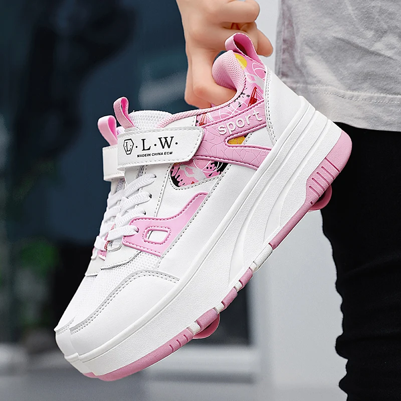 Fashion roller skates girls boots roller skates children children's casual sports toys boys four wheel sneakers
Fashion roller skates girls boots roller skates children children's casual sports toys boys four wheel sneakers