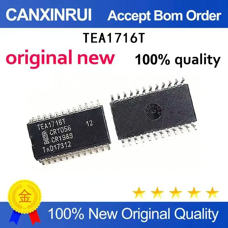 (5-100 pieces)TEA1716T SOP24 Pin New LCD Power Management Chip SMT IC in Stock
(5-100 pieces)TEA1716T SOP24 Pin New LCD Power Management Chip SMT IC in Stock