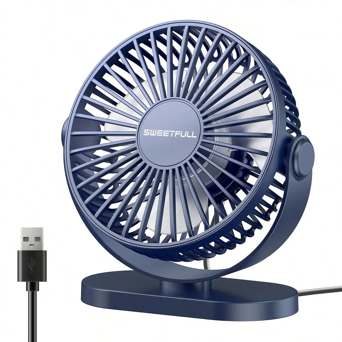 SWEETFULL USB Desk Fan, 5.5 Inch Small Quiet Powerful 3 Speeds 360° Rotate, Personal Mini Portable Desktop Table Fans, Cooling For Home Office Car Travel Indoor Outdoor,Outdoor,Garden,Travel Essentials,Portable Essentials,Beach Essentials,Graduation Seaso
SWEETFULL USB Desk Fan, 5.5 Inch Small Quiet Powerful 3 Speeds 360° Rotate, Personal Mini Portable Desktop Table Fans, Cooling For Home Office Car Travel Indoor Outdoor,Outdoor,Garden,Travel Essentials,Portable Essentials,Beach Essentials,Graduation Seaso