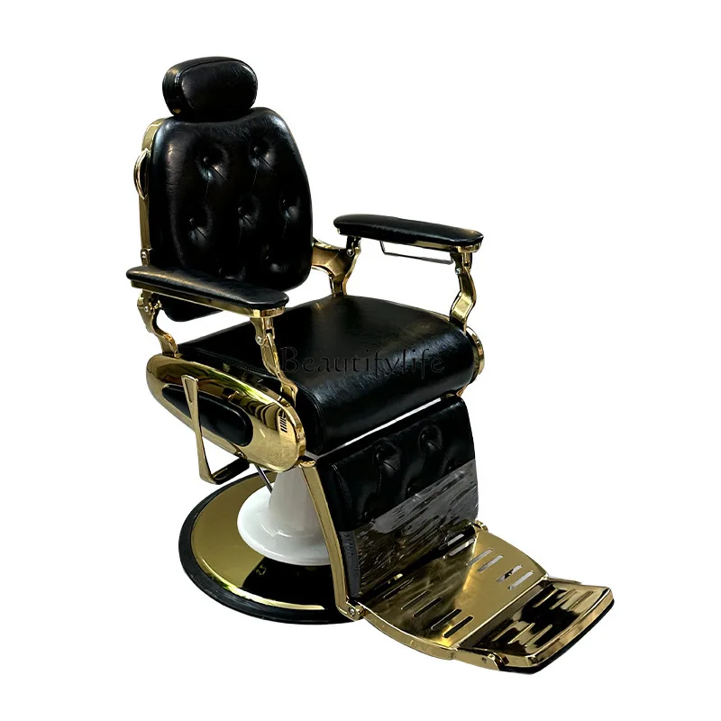 Men's barber chair can lie down retro oil head lift perm and dye oil head chair
Men's barber chair can lie down retro oil head lift perm and dye oil head chair