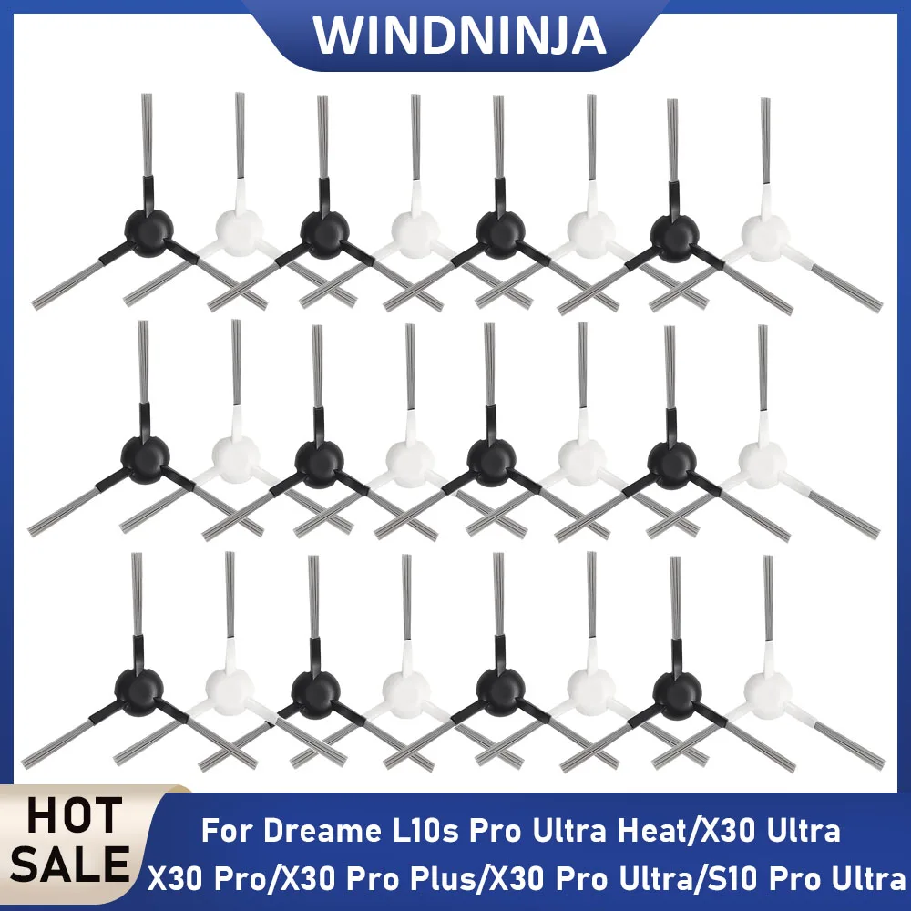 Запасные боковые щетки для Dreame L10s Pro Ultra Heat/X30 Ultra/X30 Pro/X30 Pro Ultra/S10 Pro Ultra X30/S30/S10 Series, черные и белые
Запасные боковые щетки для Dreame L10s Pro Ultra Heat/X30 Ultra/X30 Pro/X30 Pro Ultra/S10 Pro Ultra X30/S30/S10 Series, черные и белые
