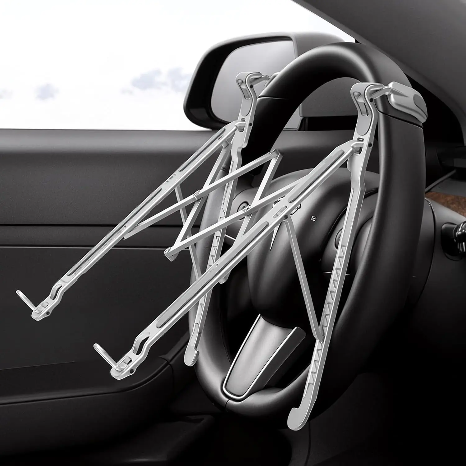 Height Adjustable Car Laptop Mount for Steering Wheel, Foldable Desk for Vehicles
Height Adjustable Car Laptop Mount for Steering Wheel, Foldable Desk for Vehicles