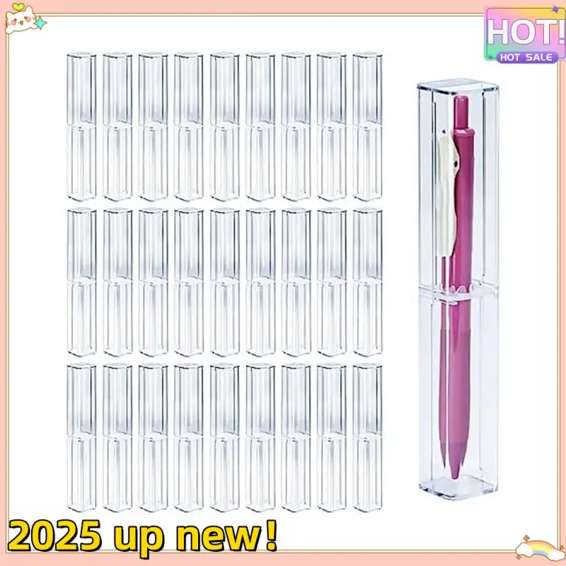 25Pcs Clear Acrylic Pencil Case Pencil Packaging Box Set Empty Plastic Pen Storage Container
25Pcs Clear Acrylic Pencil Case Pencil Packaging Box Set Empty Plastic Pen Storage Container